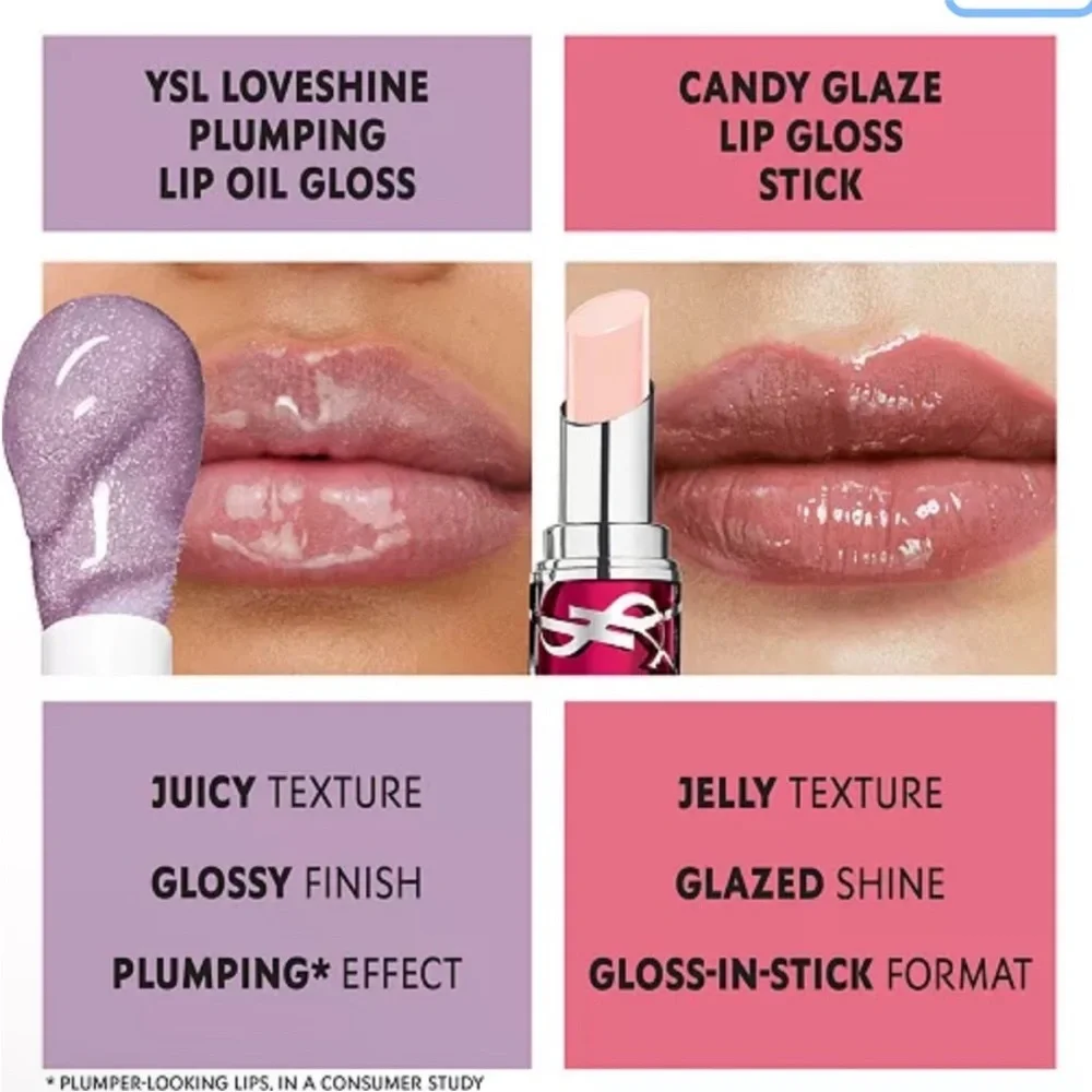 Ysl Loveshine Lip Gloss Plumping Oil -01 Thunder Struck